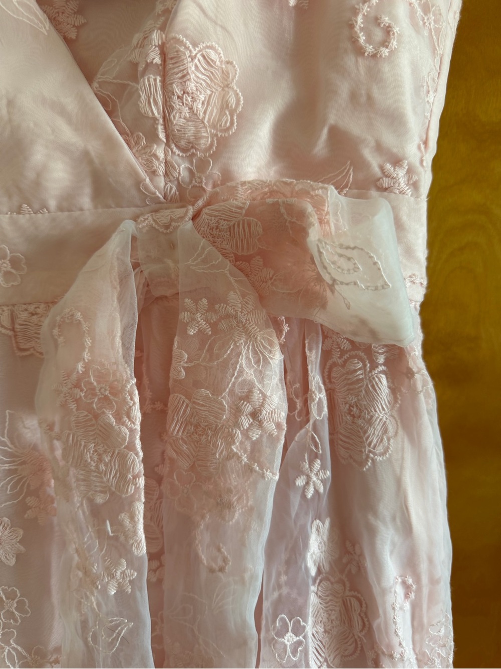 Fehaute Pink Lace Midi Dress NWT - Picture 4 of 6